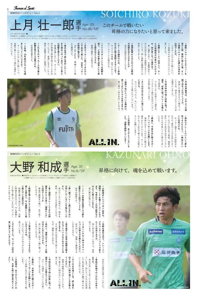 FW 蓑田 広大 選手